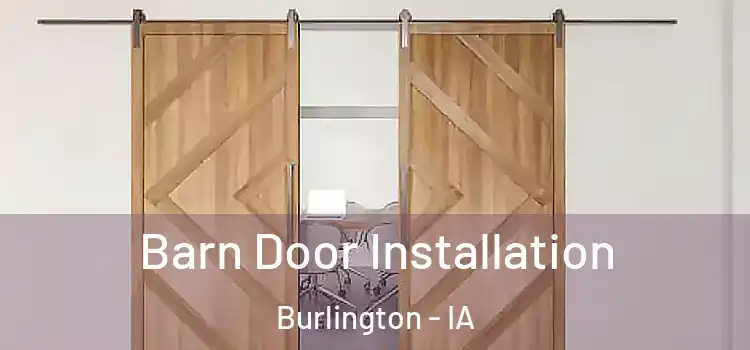Barn Door Installation Burlington - IA